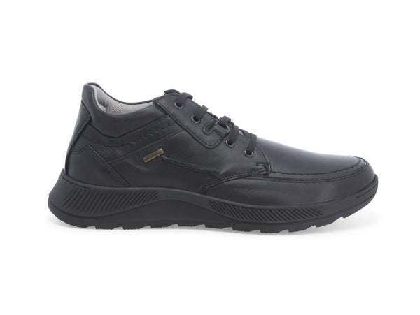 Melluso Scarpe a Mezza Altezza Tomaia Impermeabile in Pelle Nera U41112D-233001